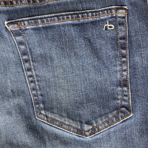 RAG & BONE NEW YORK MEN'S BLUE FIT 2 SLIM JEANS SIZE 36 THROOP COTTON BLEND - Picture 4 of 12